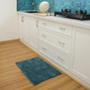 Aquamarine bath mat