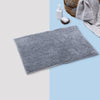 Aquamarine bath mat